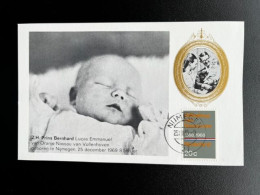 NETHERLANDS 1969 BIRTH OF PRINCE BERNHARD 25-12-1969 MAXIMUM CARD NEDERLAND - Maximumkarten (MC)