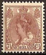 Nederland 1899 NVPH Nr 61 Ongebruikt/MH Koningin Wilhelmina - Ungebraucht