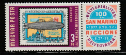 HONGRIE - Poste Aérienne N°391 ** (1977) - Unused Stamps