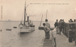 Quiberon * Arrivée Du Bateau Vapeur De Belle Isle , à Port Maria * Le Port - Quiberon
