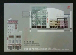 Macau Macao Heritage 2000 Building History Traditional (miniature FDC) - Cartas & Documentos