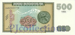 ARMENIA 500 DRAM 1993 PICK 38b UNC - Armenia