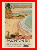 CPSM/gf PAIGNTON (Angleterre) The Family Resort Of Picturesque Torbay. Travel By Train...*2461 - Paignton