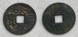Ancient Annam Coin Vinh Thinh Thong Bao Red Copper 1706-1729 - Vietnam