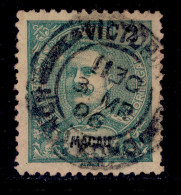 ! ! Macau - 1903 D. Carlos (HONG KONG CANCEL) 2 A - Af. 129 - Used - Gebraucht