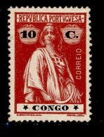 ! ! Congo - 1914 Ceres 10 C - Af. 108 - MH - Portuguese Congo