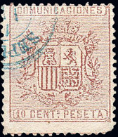 Segovia - Edi O 153 - Mat Fech. Tp. II Azul "Sepúlveda" - Used Stamps