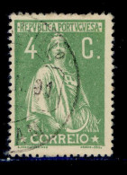 ! ! Portugal - 1917 Ceres 4 C (Carton Paper) - Af. 226f - Used - Oblitérés