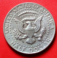 USA, 1/2 DOLLAR, 1973, KM# 202b, Kennedy, Half Dollar, Agouz - 1964-…: Kennedy