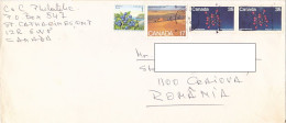 BLUEBERRY, AGRICULTURE, URANIUM RESOURCES, STAMPS ON COVER, 1994, CANADA - Storia Postale