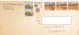 BERRIES, POSTAL CODE, AGRICULTURE, STAMPS ON COVER, 1994, CANADA - Lettres & Documents