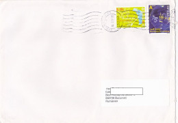 NATURE, GARDENING, ELECTRICITY, STAMPS ON COVER, 2021, LUXEMBOURG - Cartas & Documentos