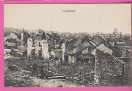 D54 - DOMÉVRE - Militaires Dans Les Ruines De La Ville  - Domevre En Haye