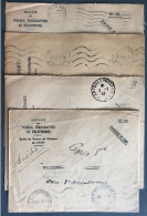 France Lot De 8 Enveloppes, Avec Cachets CHEQUES-POSTAUX (années 40) - (A1237) - 1921-1960: Modern Period
