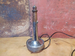 Ancienne Lampe Veilleuse Phare Marin Métal Et Cuivre - Leuchten & Kronleuchter