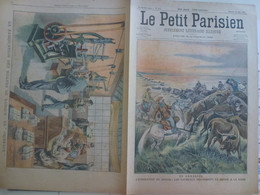Journal Le Petit Parisien 24 Mars 1907 946 Camargue Gardian Taureaux Taureau Gardians Biercy Ferté Sous Jouarre Billet - Le Petit Parisien
