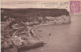 CPA (76) YPORT Vue D'ensemble De La Plage Et Des Falaises - Yport