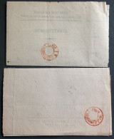 France, Lot De 2 Documents - Cachet Rouge Des Imprimés - (A1292) - 1849-1876: Classic Period