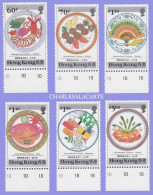 HONG KONG  1990  INTERNATIONAL CUISINE  S.G. 636-641 U.M. - Neufs