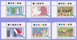 HONG KONG  1990  CHRISTMAS  S.G. 652-657 U.M. - Ungebraucht