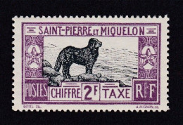 Saint Pierre Et Miquelon ; Timbre Taxe No 30 ** Rare Sans Trace De Charnière - Timbres-taxe