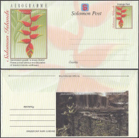 îles Salomon 1994 - Entier Postal Sur Aérogramme. Theme: "Orchidée"-"Chutte D' Eau" "Cascades" ...  (VG) DC-11882 - Solomon Islands