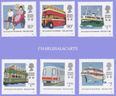 HONG KONG  1991  PUBLIC TRANSPORT CENTENARY  S.G. 667-672 U.M. - Nuevos