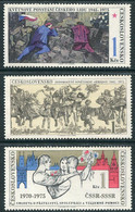 CZECHOSLOVAKIA 1975 Anniversaries MNH / **. Michel 2254-56 - Nuovi