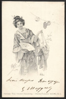 CPA Illustrateur BOTTARO - Jeune Fille En Costume Régional  Japonaise- Série 105 N° 3 - Bottaro