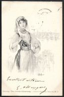 CPA Illustrateur BOTTARO - Jeune Fille En Costume Régional - Série 105 N° 2 - Bottaro