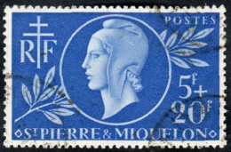 Détail De La Série Entraide Française Obl. Saint Pierre Et Miquelon N° 314 - Marianne De Dulac - 1944 Entraide Française