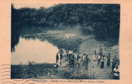 Cameroun - Garage Des Pirogues Sur La Rivière Doumé à Bimba (Mbang) Carte J.F. De 1950 - Cameroon