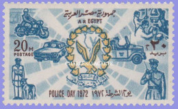 A.R. EGYPT 1972  POLICE DAY  S.G. 1146  U.M. - Neufs