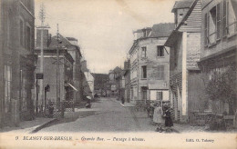 FRANCE - 76 - Blagny-sur-Bresle - Grande Rue - Passage à Niveau - Carte Postale Ancienne - Blangy-sur-Bresle