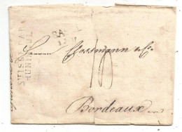 Lettre, SUISSE, Préphilatélie XIX E Siècle, 1819, BASEL, SUISSE PAR HUNINGUE, 3 Scans - ...-1845 Prephilately