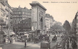 FRANCE - 75 - Paris - Boulevard Et Porte St-Denis - Carte Postale Ancienne - Sonstige & Ohne Zuordnung