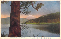 JAPON - View Of Mt Fuji And Ashi Laki - Colorisé - Carte Postale Ancienne - Autres & Non Classés
