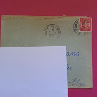 N°12 Sans Valeur Rouge - Cachet Poste Aux Armées 03-10-1955 - War Of Algeria