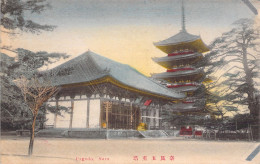 JAPON - Pagoda Nara - Colorisé - Carte Postale Ancienne - Otros & Sin Clasificación