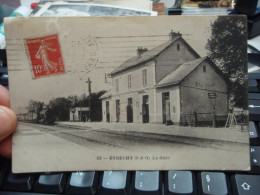 Cpa   ETRECHY La Gare 1912 - Etrechy