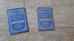 2 Petits Livrets Anciens Cartier Bresson Crochet Broderie Mode Ouvrages De Dames Livret Ancien - Fashion