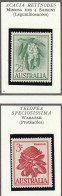 AUSTRALIE - Fleurs, Flowers, Mimosa, Waratah, Fleur De Flanelle - Y&T N° 256-260 - 1958-60 - MNH - Nuovi