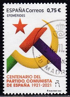 2022-ED. 5626 - Centenarios. Partido Comunista De España 1921-2021- USADO - Oblitérés
