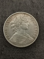 1 THALER ARGENT 1860 FRANCFORT FRANCOFURTIA ALLEMAGNE / GERMANY SILVER - Taler En Doppeltaler