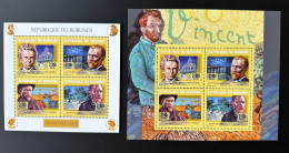 Burundi 2014 / 2015 Mi. 3518 - 3521 Vincent Van Gogh Art Kunst - Nuovi