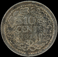 LaZooRo: Netherlands 10 Cents 1914 UNC - Silver - 10 Cent