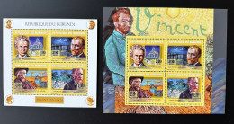 Burundi 2014 / 2015 Mi. 3518 - 3521 Vincent Van Gogh Art Kunst - Impressionisme