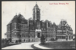 Winnipeg  Manitoba - C.P.A. Court House - Postmarked 1917 With A Nice Stamp - By W.J. Clubb - Winnipeg