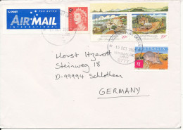 Australia Cover Sent To Germany 15-10-2002 Topic Stamps - Covers & Documents