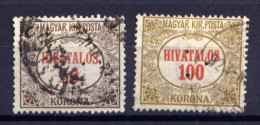 Ungarn Dienst Nr.11/12       O  Used       (2431) - Officials